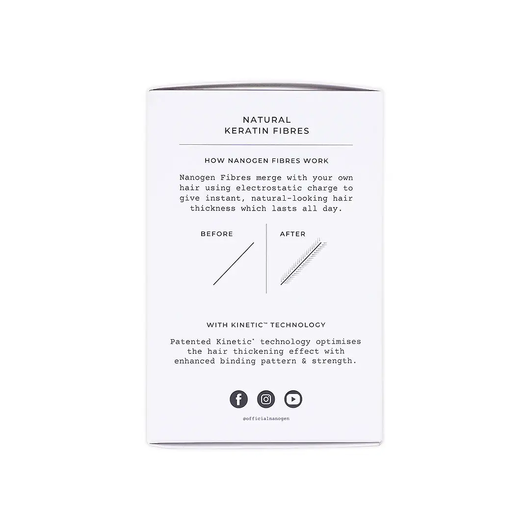 Nanogen Keratin Hair Fibres, 15g - Light Brown