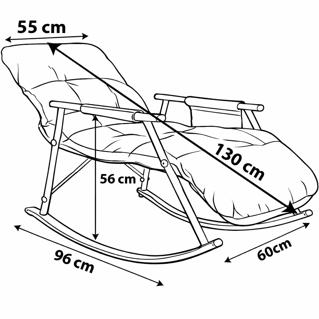 SOMA Recliner Rocking Chair – Camel