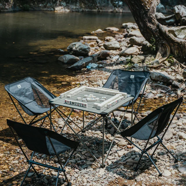 Naturehike Yamami L03 Casual Folding Table - Grey (Medium) (52.5*52.5*42)