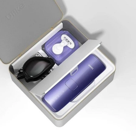 Ulike Air 3 IPL Laser Hair Removal, For Women and Men, With Sapphire Ice-Cooling System, Painless & Long-Lasting Result, Flat Head Window for Body& Face Usage, Visible Result in 3 Weeks