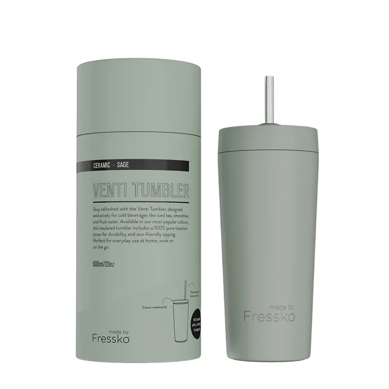 Fressko Venti Tumbler 600ml / 20oz - Ceramic - Denim