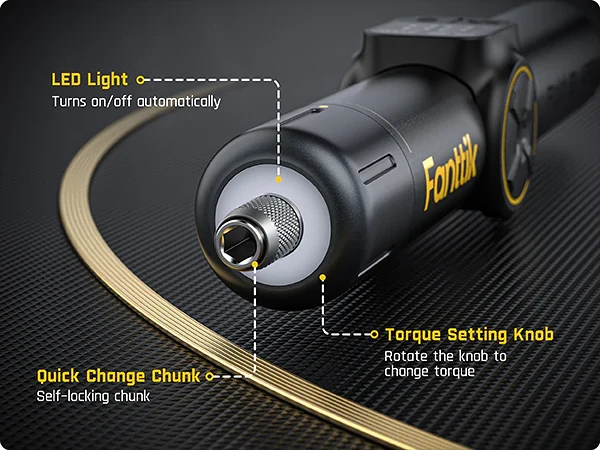 Fanttik Fold S1 APEX Deluxe Cordless Screwdriver - Black