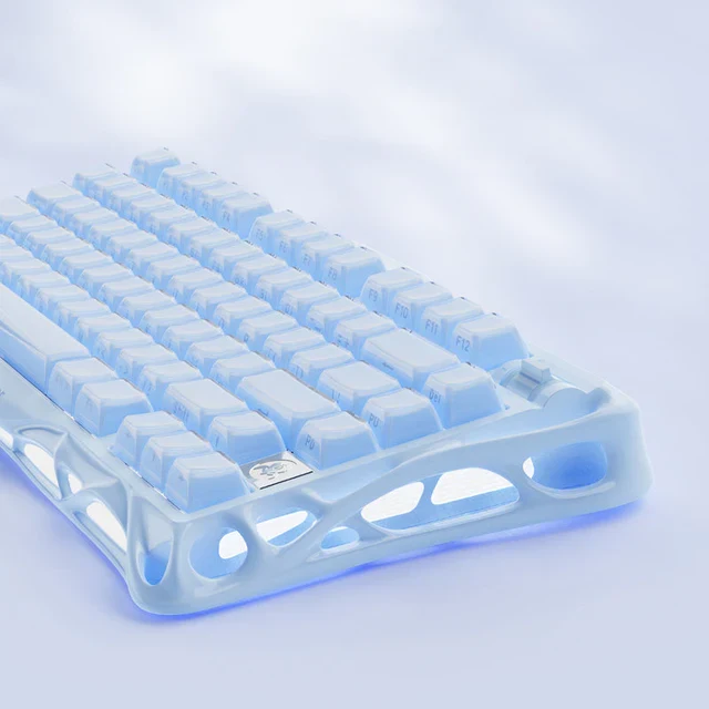 GravaStar Mercury K1 75% Wireless Mechanical Gaming Keyboard_Special Edition - Ice Blue
