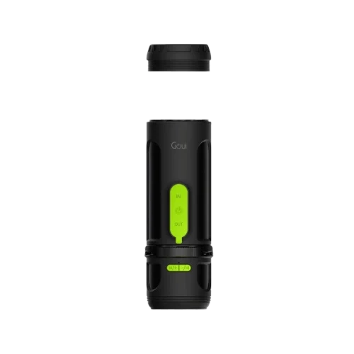 Goui Camp 4000 mAh Power Bank With Camp Light and Speaker - Black