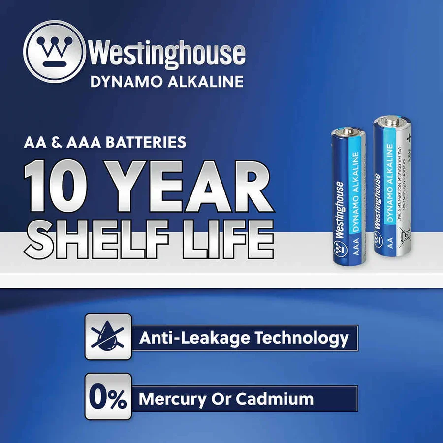 Westinghouse AAA Dynamo Alkaline 1.5V Battery - 2PCS