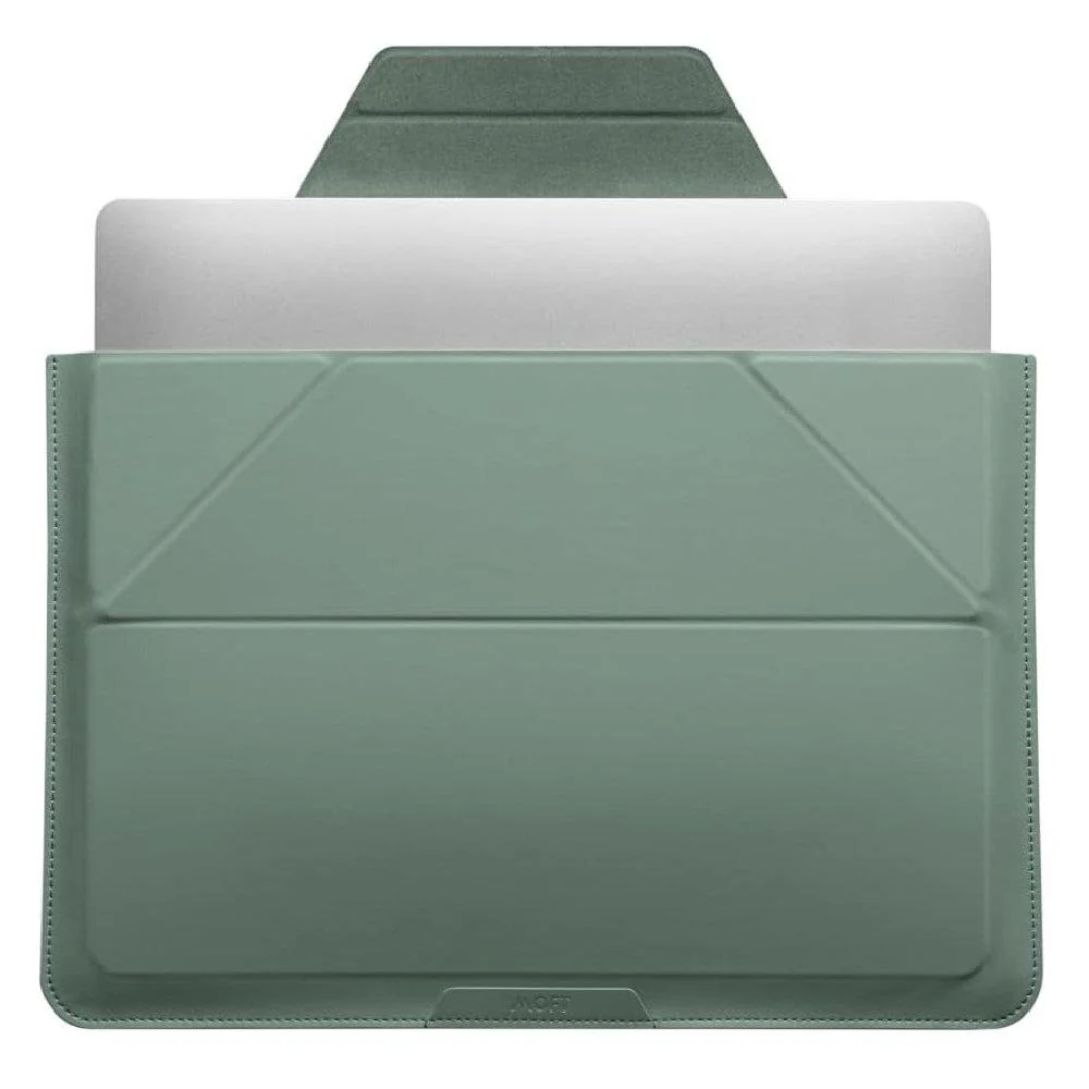 Moft MB002-1-16-SLGN, Laptop Sleeve Case &amp - Laptop Stand for 15-16 inch - Green