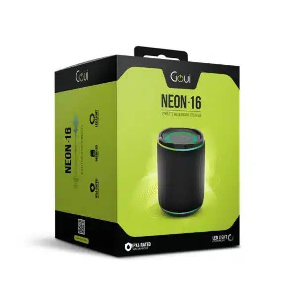 Goui Neon 16 Bluetooth Haut-Parleur - Black