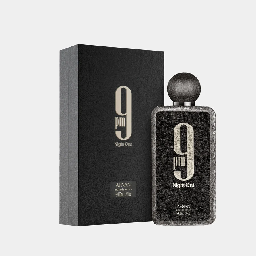Afnan, 9 PM Night Out Extrait de Parfum for Unisex - 100ml