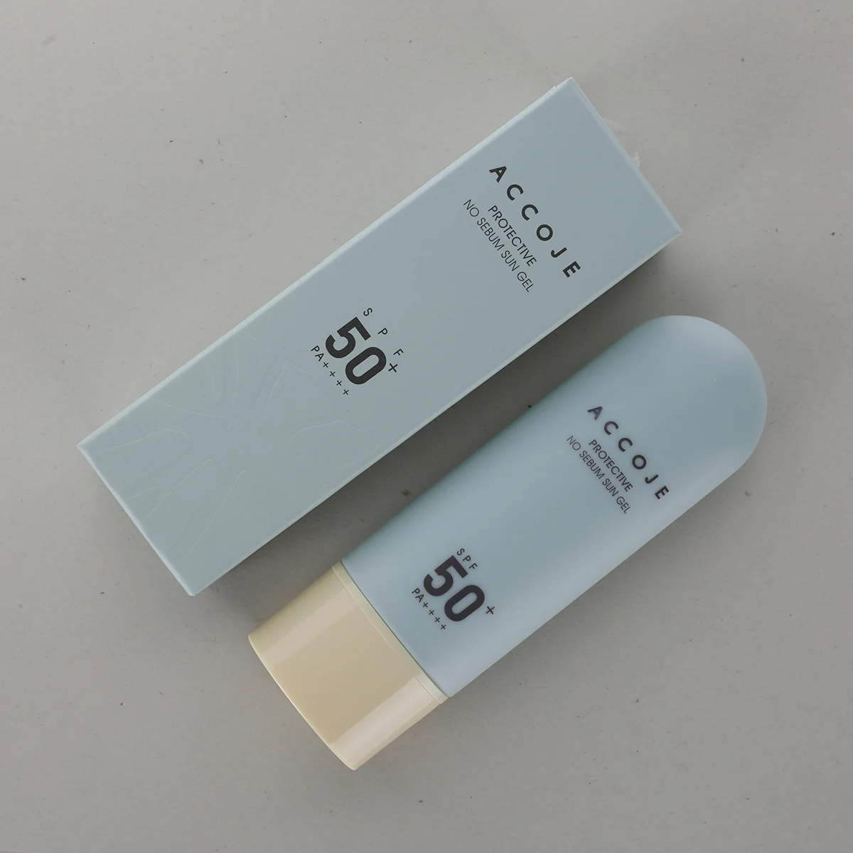 Accoje, Protective No Sebum Sun Gel SPF50+ PA++++ - 50ml
