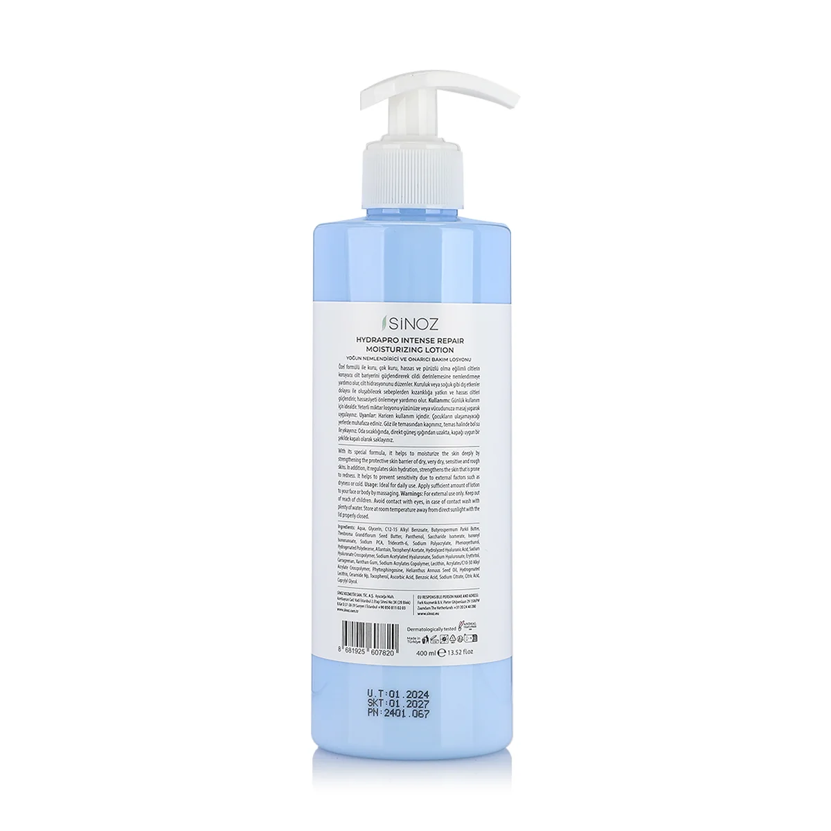 Sinoz, Hydrapro Intense Repair Moisturizing Lotion - 400ml