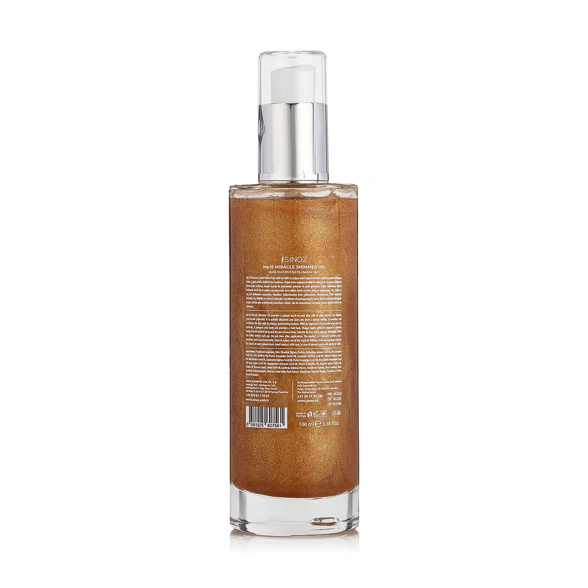 Sinoz, No:16 Miracle Shimmer Oil - 100ml