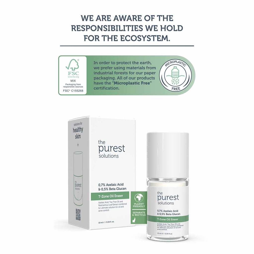 The Purest Solutions T-Zone Oil Eraser - 10ml