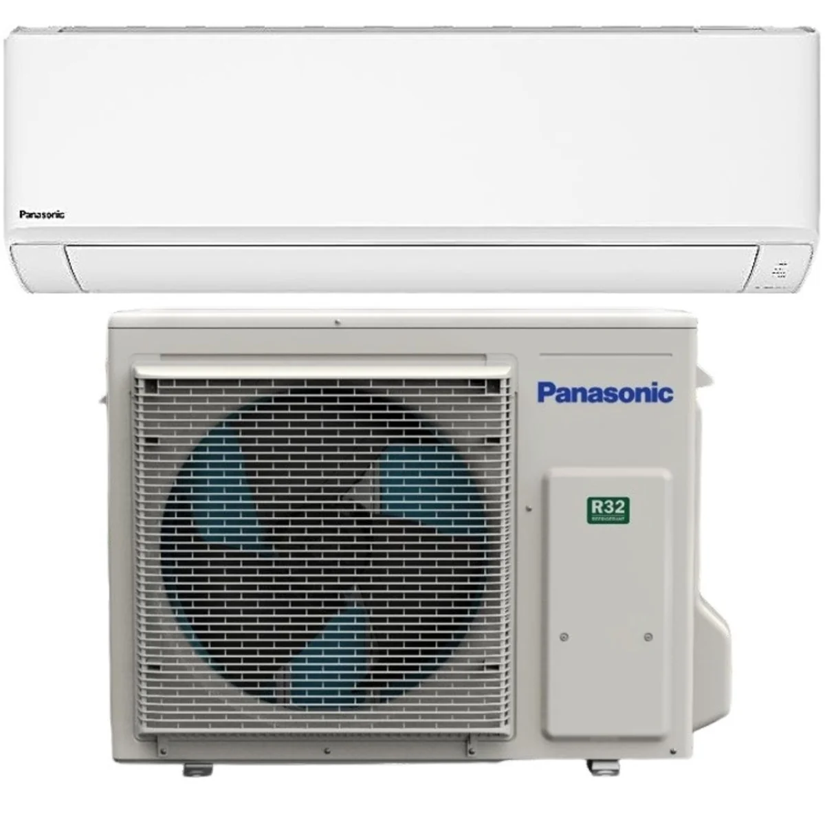 Panasonic, High-End Basic Split Air Conditioner, 2.5 Ton, 28,200 BTU, Cool Only, R32, 55°C Ambient