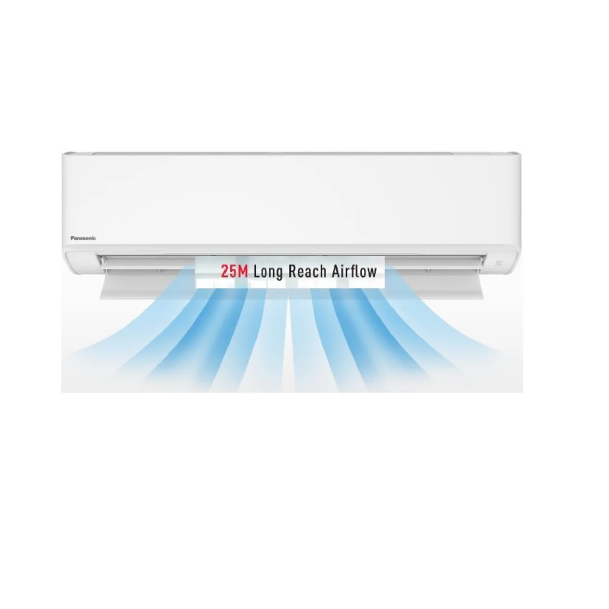 Panasonic, High-End Basic Split Air Conditioner, 2 Ton, 24,000 BTU, Cool Only, R32, 55°C Ambient