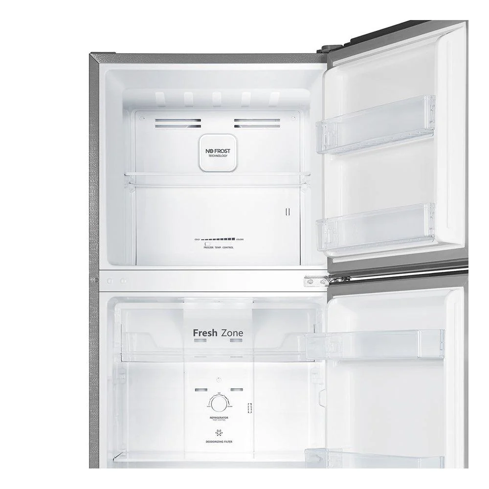 Hisense Top Mount Refrigerator — 320 L (11.3 CFT) No Frost, Inverter Cooling – Silver