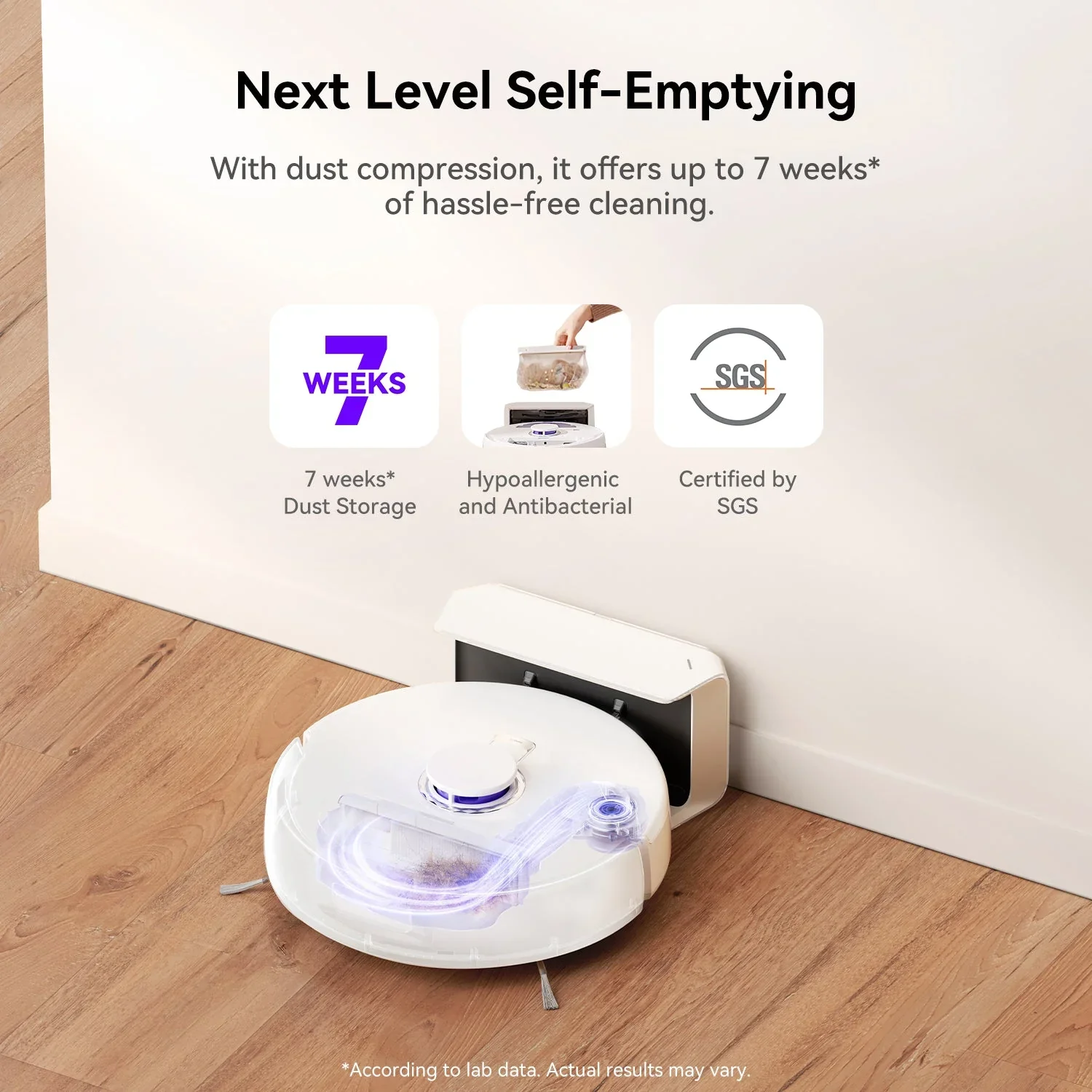 Narwal Freo X Plus, Robot Vacuum and Mop - 7800Pa Suction, 7 Week Dust Bag, 6N Mop, Tri-Laser Navigation