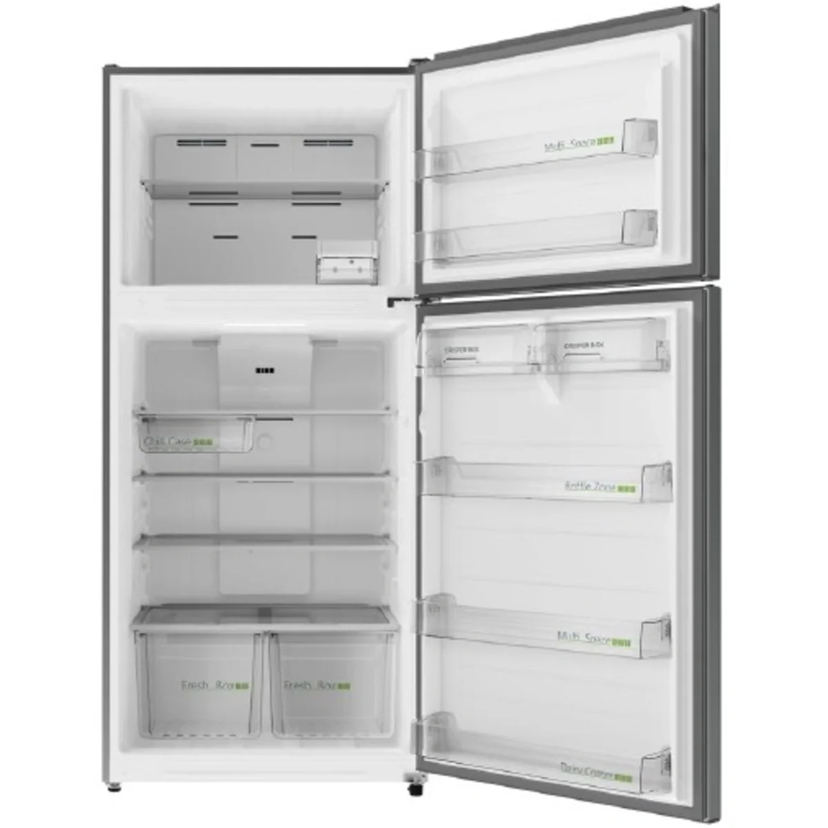Midea Top Mount Freezer Refrigerator Net Capacity 651 Liters - silver