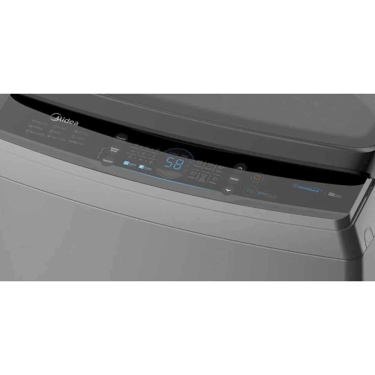 Midea Top Load Washer 15 Kg - Grey
