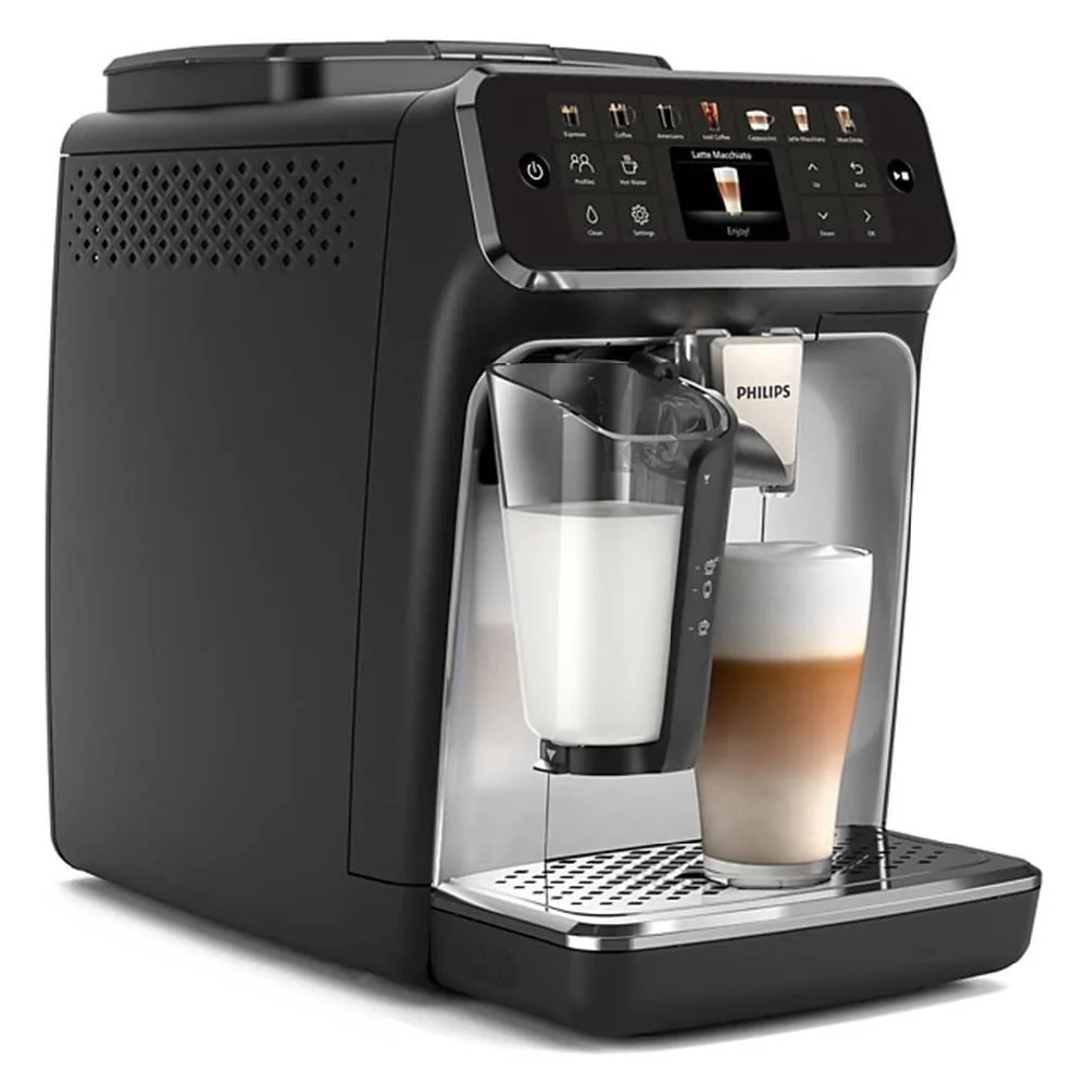 Philips Espresso Coffee Maker EP4446/70 – 1500W, 1.8L, LatteGo, 12 Drinks