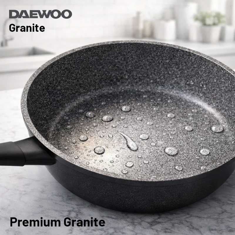 Daewoo 26cm Granite Frying Pan - DASFP26 (2-Year Warranty)