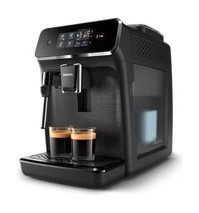 Philips Series 2200 Fully Automatic Espresso Machine EP2220/10 – 1500W, 1.8L, Touch Display, Milk Frother, Black