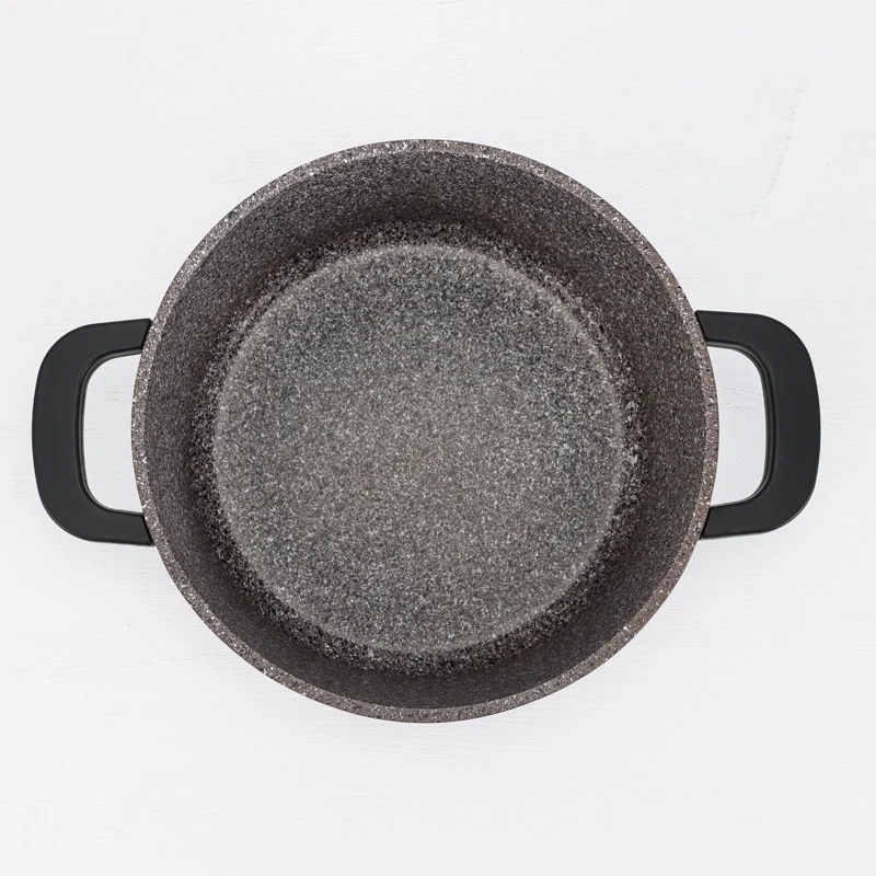 Daewoo 24cm Granite Casserole Pot with Lid - DASAG24 (2-Year Warranty)