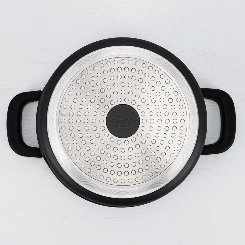 Daewoo 24cm Granite Casserole Pot with Lid - DASAG24 (2-Year Warranty)