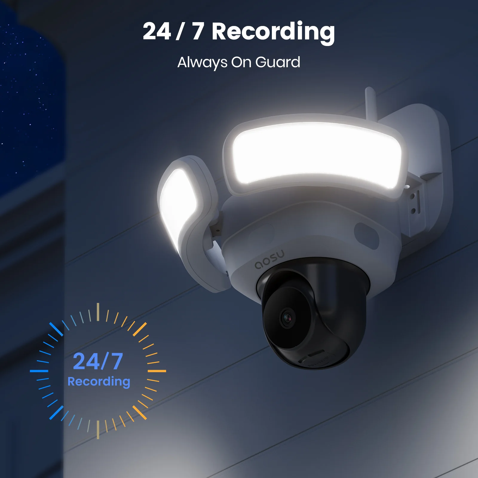 Aosu FloodlightCam Pro L5P - 5MP Outdoor Security Camera