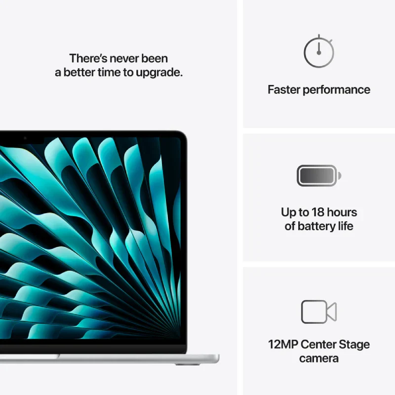 Apple MacBook Air 13.6" M4 10-core CPU, 10-core GPU 16‑core Neural Engine 24GB RAM 512GB SSD - SILVER