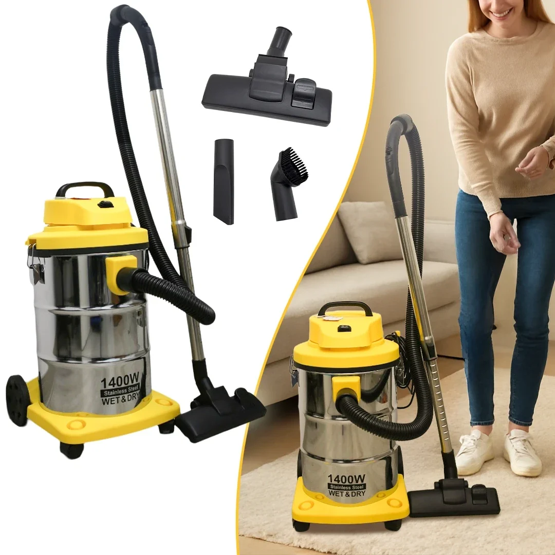 Sayona, 2-in-1 Wet and Dry Drum Vacuum Cleaner, 1400W, 21L Tank (SVC-2362)
