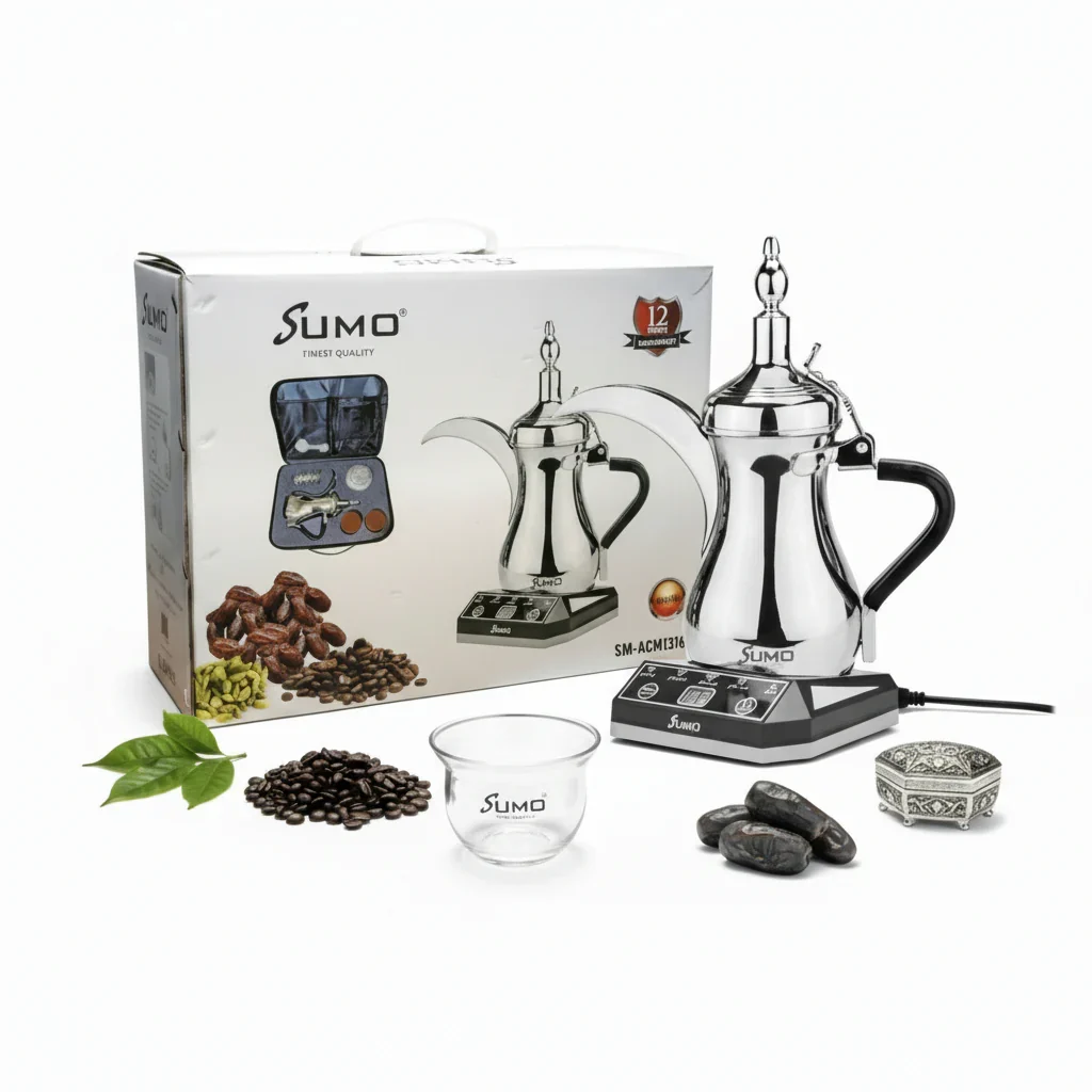 Sumo, 350ml Electric Arabic Coffee Machine 800W with Keep Warm Function (SM-ACM1316)