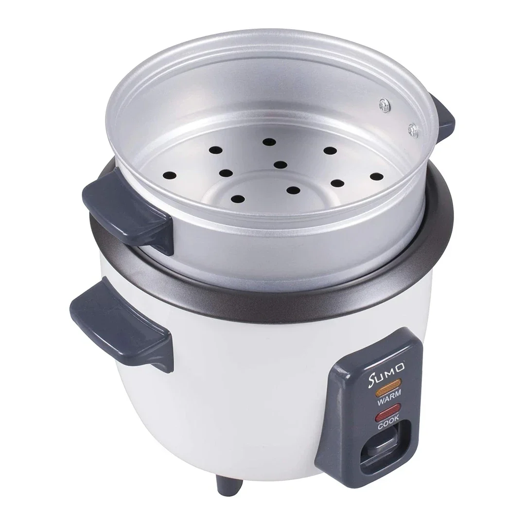 Sumo, Electric Rice Cooker 1L 400W with Non-Stick Bowl and Glass Lid – SX-100