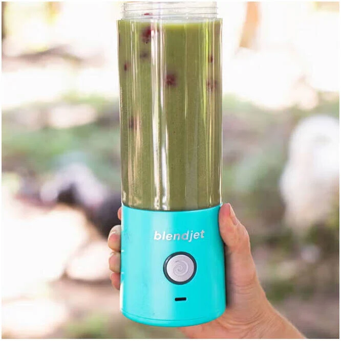 Blendjet V2 Portable Blender 16oz, Smoothie Maker, Fruit Blender, BPA-Free, 475ml, 200W, Sports Bottle, USB-C Rechargeable- Mint