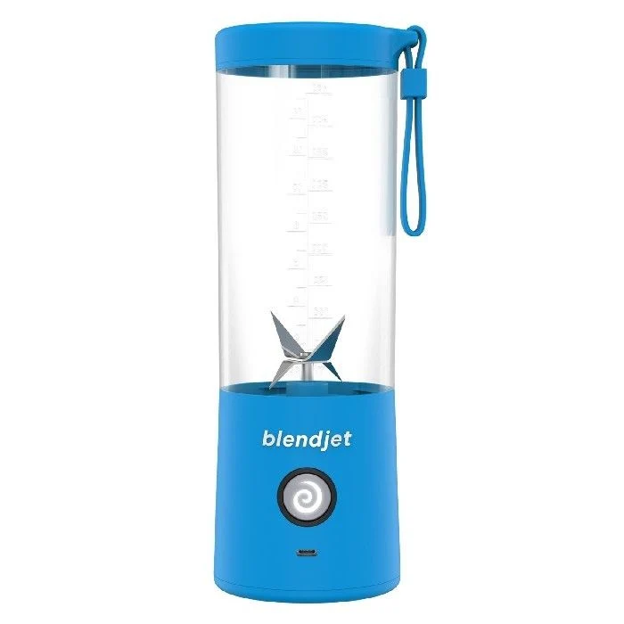 Blendjet V2 Portable Blender 475ml, USB-C Rechargeable with Jetsetter Sleeve and Drinking Lid Free - Ocean