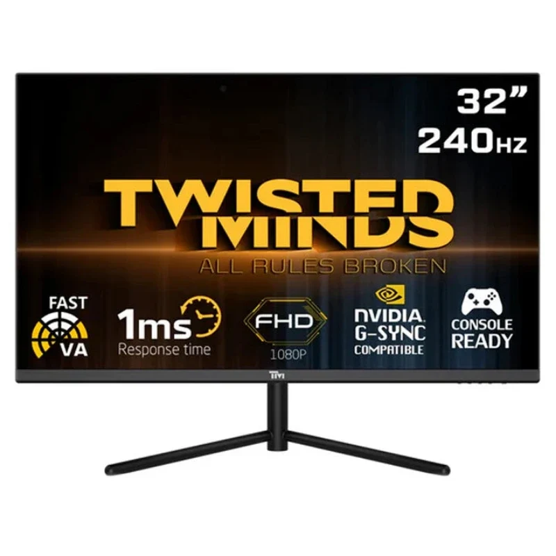 [TM32FHD240VA] Twisted Minds 32", FHD, 240HZ, VA, 1ms/HDR HDMI 2.1 Gaming Monitor