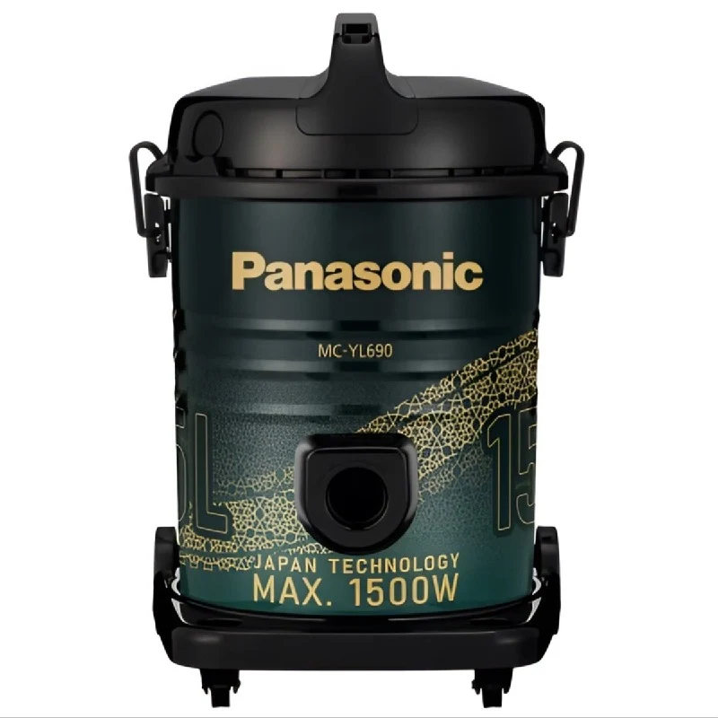 [MC-YL690G747] Panasonic Drum Vacuum Cleaner 1500 Watts, 15 Liters - MC-YL690G747