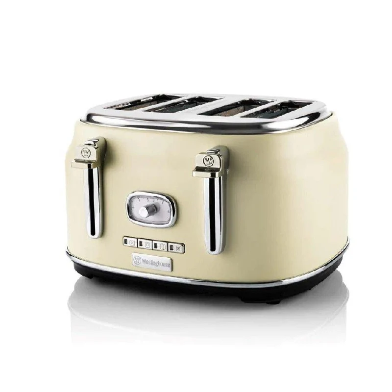 [1WSH1] Westinghouse 4 Slice Toaster, 1750W - White (WKTTB809UWH)