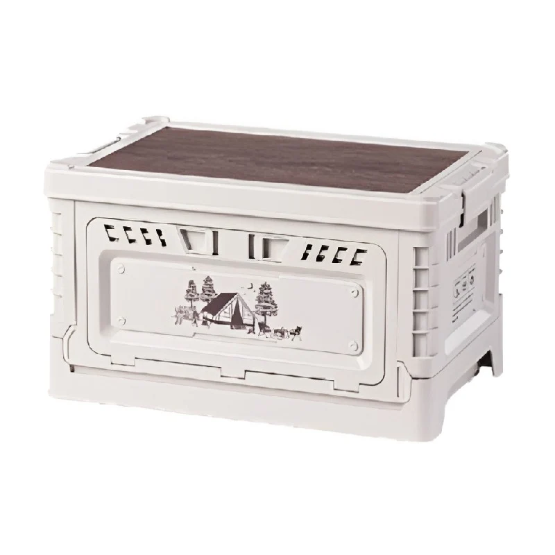 [6975641886433] Naturehike Ling Yue S PP Folding Storage Box - Light Beige (50L)