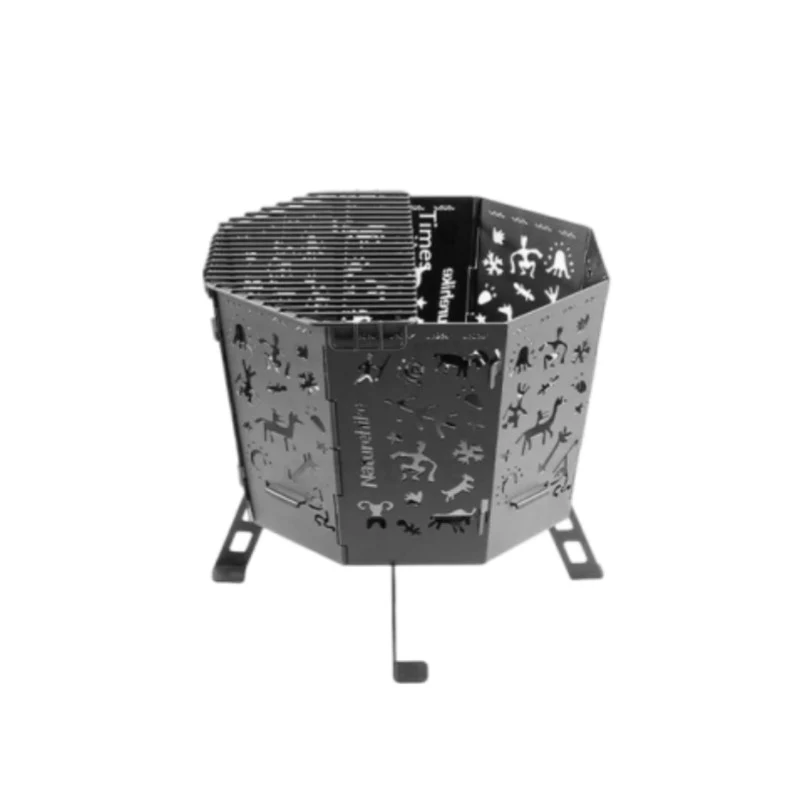 [6975641888871] Naturehike Totem Folding Fire Pit - Black (40 × 36.8 × 35 cm)