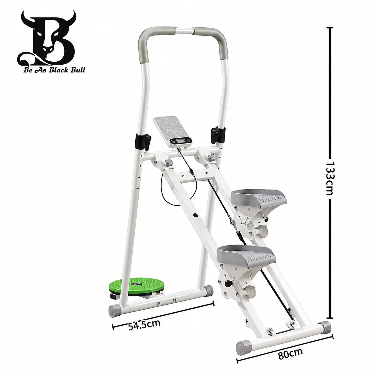 Black Bull Compact Home Gym Vertical Climber Stair Stepper Full Body Workout Machine - UMSC108
