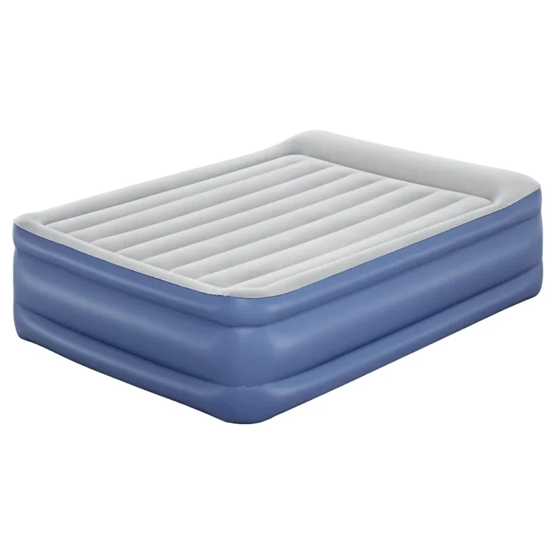 [67403] Bestway Tritech Queen Air Mattress 2.03 m x 1.52 m x 46 cm with Built-in AC Pump