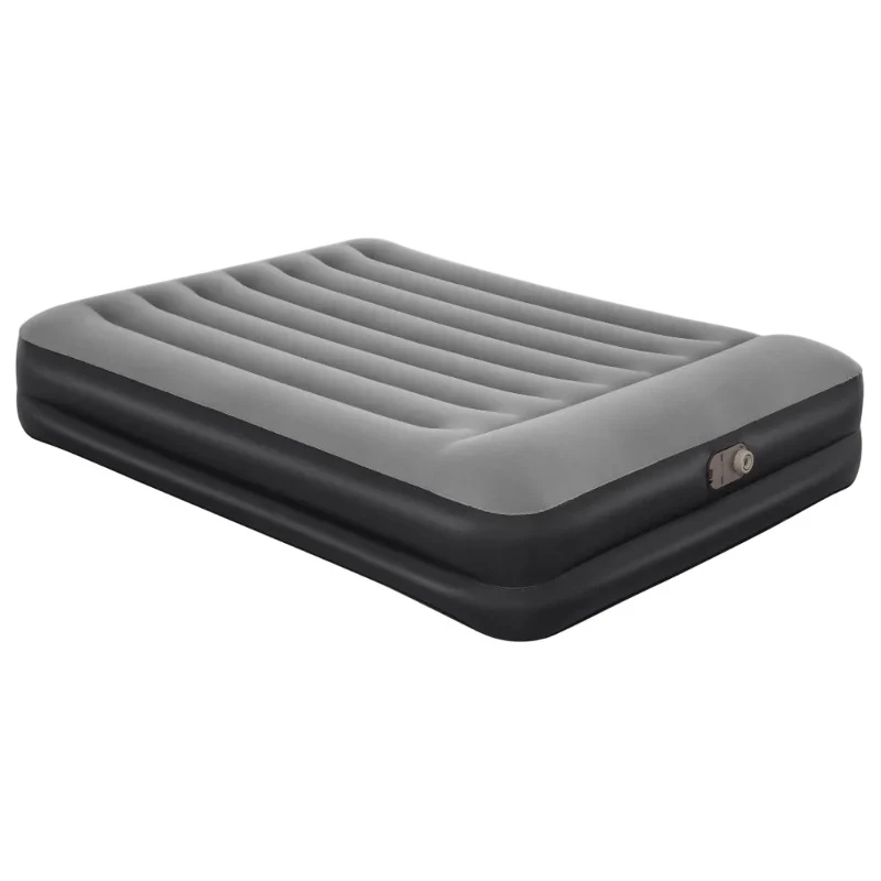[67374] Bestway Queen Air Mattress 2.03 m x 1.52 m x 22 cm with Manual Pump and Two Pillows
