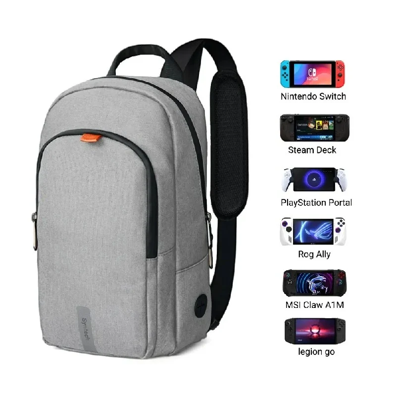 [38549] Syntech Carrying Bag for Handheld Gaming Consoles - Grey