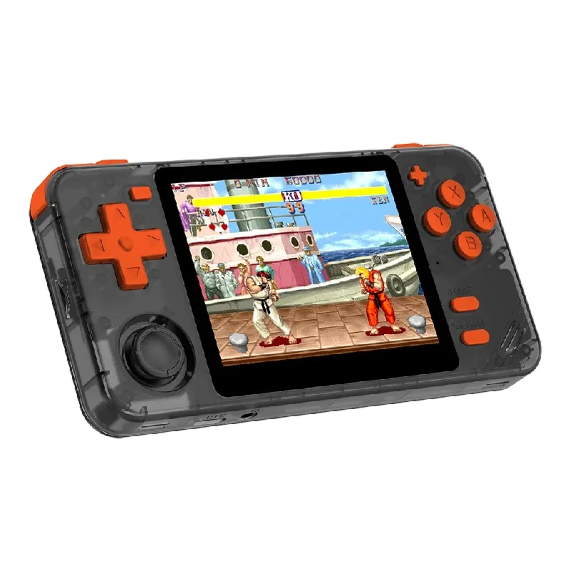 [PDX640OGBK] Porodo Gaming Retro Arcade Gaming Console - Black / Orange