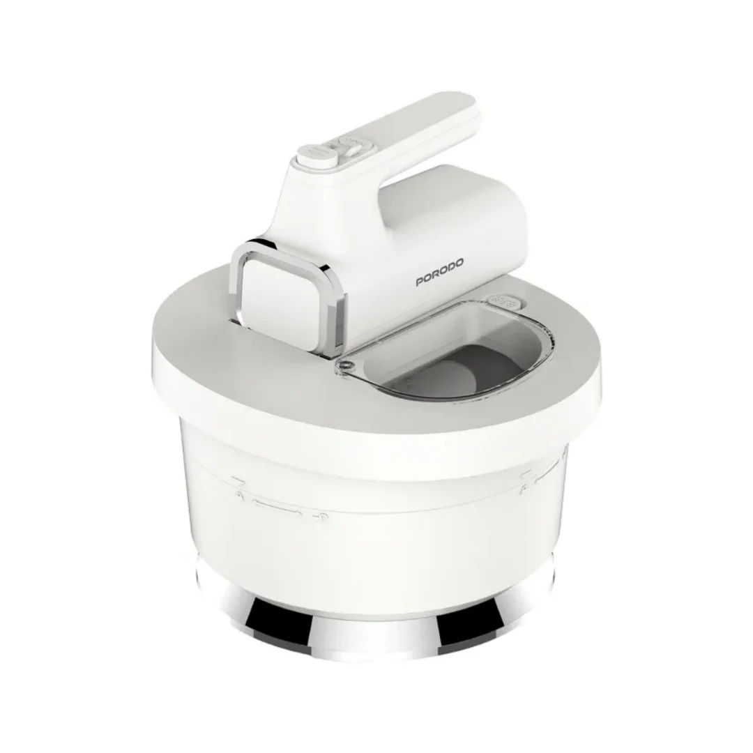 [PD-LFST073-WHSL] Porodo Lifestyle Spill-Proof Dual Mode Mixer - White/Silver