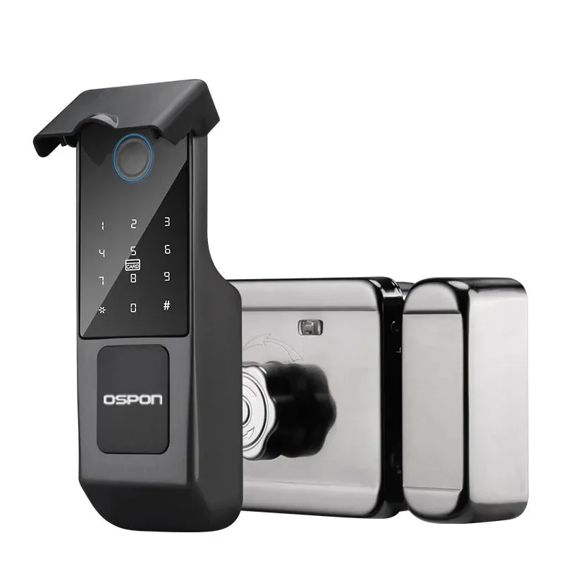 Advanced Biometric Smart Door Lock with Tuya App Control, Fingerprint Access, IC Card & Multi-Access Security System