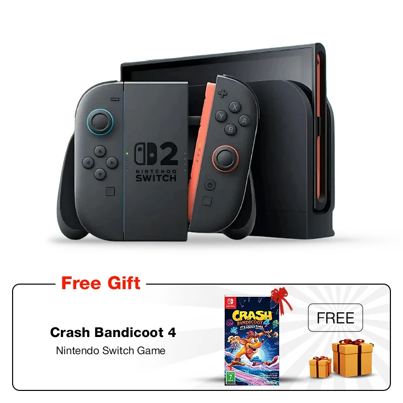[60060+62170] Nintendo Switch 2 Console - 256GB Bundle With Nintendo Activision Crash Bandicoot 4: It’s About Time – Nintendo Switch Game