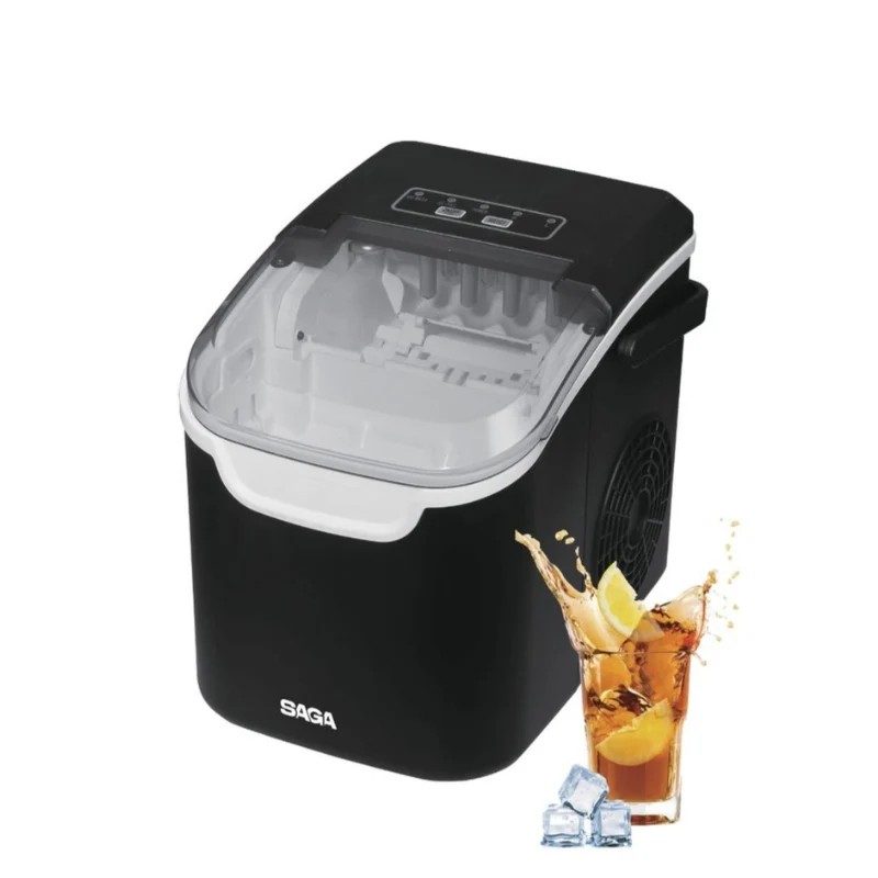 [MX-9057] Saga Ice Maker 12kg/Day with Dual Cube Size & Indicator Lights - SG-9057