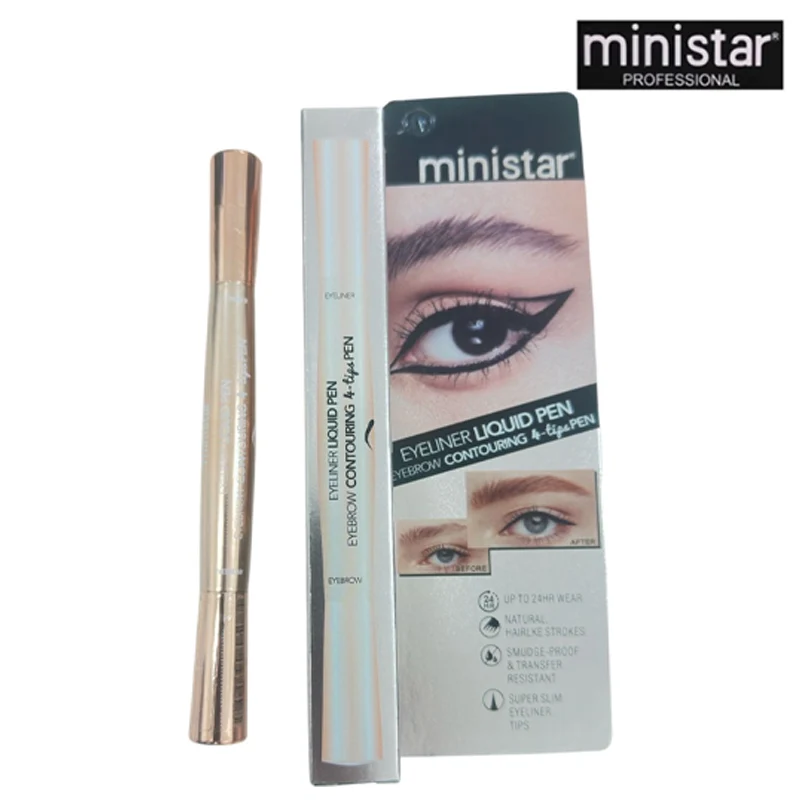 [112-0024-001] Ministar Eyeliner Liquid Pen 4-tipe