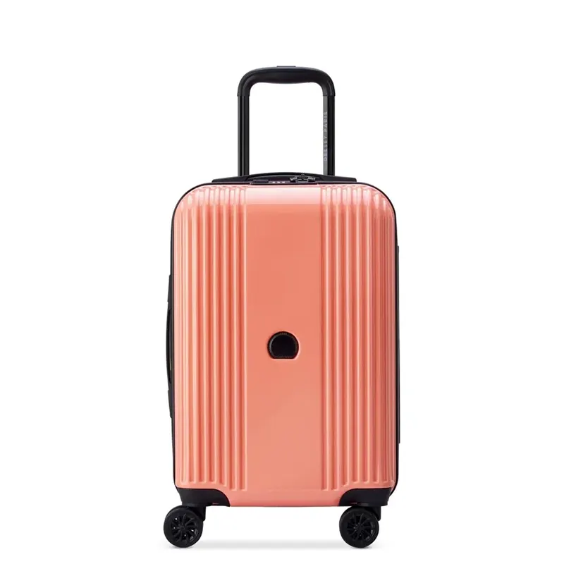 [3219110526011] Delsey Paris Ophelie EXP Cabin Trolley 4DW TR - Glossy Pink (55 CM)